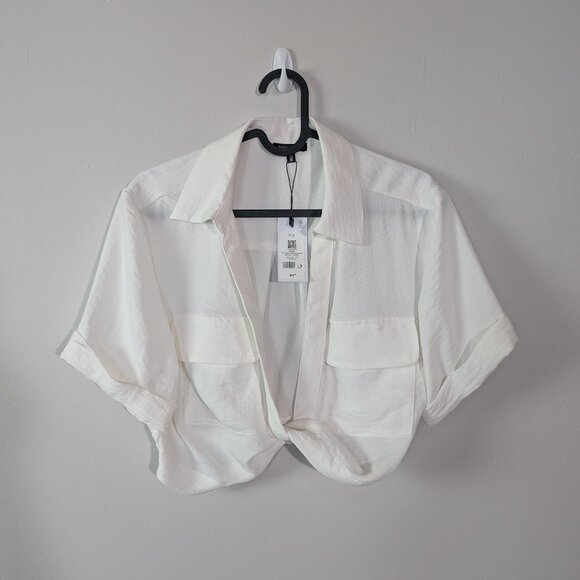 Dynamite - Twist Front Cropped Top - Size S - Picture 3 of 5